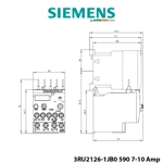 Rele Termike Bimetal Siemens për Mbingarkese 7.0-10A Mbrojtje Motori S0 K10 me Reset Automatik Rele Termike Bimetal Siemens për Mbingarkese 7.0-10A Mbrojtje Motori S0 K10 me Reset Automatik