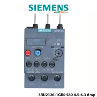 Rele Termike Bimetal Siemens për Mbingarkese 4.5-6.3A Mbrojtje Motori S0 K10 me Reset Automatik