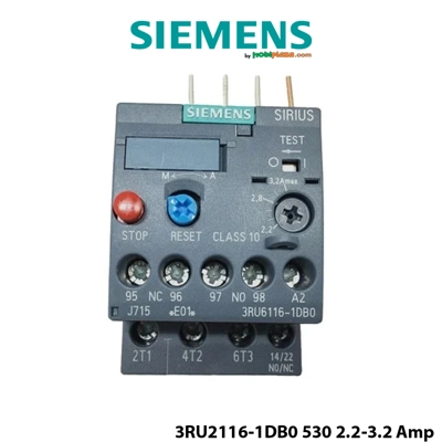 Rele Termike Bimetal Siemens 2.2...3.2 A – Mbrojtje Motori, Madhësia S00, Klasë 10, Montim në Kontak Rele Termike Bimetal Siemens 2.2...3.2 A – Mbrojtje Motori, Madhësia S00, Klasë 10, Montim në Kontak
