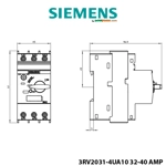 Rele Bimetal 32–40 A Sigurese Automatike Siemens – për mbrojtje motori, madhësia S2, Klasa 10 Rele Bimetal 32–40 A Sigurese Automatike Siemens – për mbrojtje motori, madhësia S2, Klasa 10