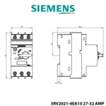 Rele Bimetal 27–32 A Sigurese Automatike Siemens – për mbrojtje motori, madhësia S0, Klasa 10 Rele Bimetal 27–32 A Sigurese Automatike Siemens – për mbrojtje motori, madhësia S0, Klasa 10