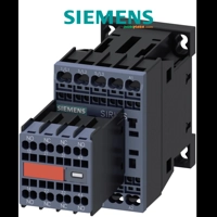Kontaktor Siemens AC-3e/AC-3, 9 A, 4 kW / 400 V, 3-Pol, 24 V DC, 2NO + 2NC, Terminal me sustë, S00