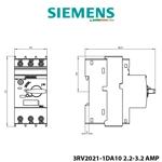 Rele Bimetal 2.2–3.2 A Sigurese Automatike Siemens – për mbrojtje motori, madhësia S0, Klasa 10 Rele Bimetal 2.2–3.2 A Sigurese Automatike Siemens – për mbrojtje motori, madhësia S0, Klasa 10