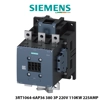 Kontaktor elektrik Siemens 3-polësh 225 A, 220–240 V DC, 110 kW – me kontakte ndihmëse 2 NO + 2 NC