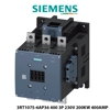 Kontaktor elektrik Siemens 3-polësh 400 A, 220–240 V DC, 200 kW – me kontakte ndihmëse 2 NO + 2 NC