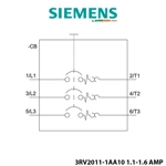 Rele Bimetal 1.1–1.6 A Sigurese Automatike Siemens – për mbrojtje motori, madhësia S00, Klasa 10, Rele Bimetal 1.1–1.6 A Sigurese Automatike Siemens – për mbrojtje motori, madhësia S00, Klasa 10,