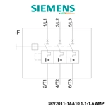 Rele Bimetal 1.1–1.6 A Sigurese Automatike Siemens – për mbrojtje motori, madhësia S00, Klasa 10, Rele Bimetal 1.1–1.6 A Sigurese Automatike Siemens – për mbrojtje motori, madhësia S00, Klasa 10,