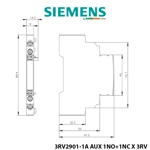 Kontakt Ndihmës Anësor Siemens – 1 NO + 1 NC, për mbrojtës termik 3RV2 Kontakt Ndihmës Anësor Siemens – 1 NO + 1 NC, për mbrojtës termik 3RV2
