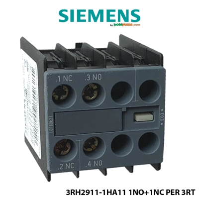 Kontakt Ndihmës Siemens – 1 NO + 1 NC, për kontaktorët 3RT2 dhe rele kontaktore 3RH2 Kontakt Ndihmës Siemens – 1 NO + 1 NC, për kontaktorët 3RT2 dhe rele kontaktore 3RH2