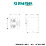 Kontakt Ndihmës Siemens – 1 NO + 1 NC, për kontaktorët 3RT2 dhe rele kontaktore 3RH2 Kontakt Ndihmës Siemens – 1 NO + 1 NC, për kontaktorët 3RT2 dhe rele kontaktore 3RH2