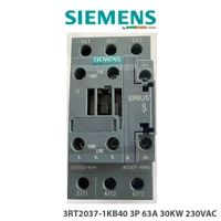 Kontaktor fuqie Siemens Sirius, AC-3e/AC-3, 65 A, 30 kW / 400 V, 3-polësh, 24 V DC, S2