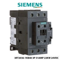 Kontaktor Modular Siemens SIRIUS 3RT2036-1KB40 – 3P, 51 A,..