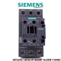 Kontaktor magnetik Siemens SIRIUS 3RT2, 41A, 110V AC, 18.5..