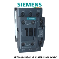 Kontaktor magnetik Siemens SIRIUS 3RT2, 32A, 24V DC, 15 kW..