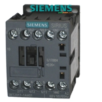 Kontaktor Modular Siemens SIRIUS 3RT2017-1AH01 – AC-3, 12 A, 5.5 kW / 400 V, 3-Pol, 48 V AC, 50/60 H
