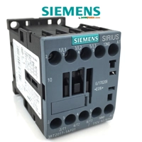 Kontaktor Siemens 3RT2017-1AF01, 12 A, 5.5 kW / 400 V, 3-Pol, 110 V AC, 50/60 Hz, Me Vida S00