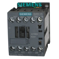 Kontaktor 3 Polar Siemens Sirius 3RT2016-1BB44 - 9A, 24V DC