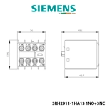 Kontakt Ndihmës Siemens – 1 NO + 3 NC, për kontaktorët 3RT2 dhe rele kontaktore 3RH2 Kontakt Ndihmës Siemens – 1 NO + 3 NC, për kontaktorët 3RT2 dhe rele kontaktore 3RH2
