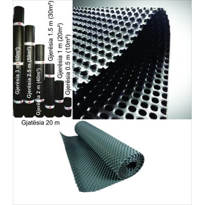 FONDALINA - Membrane plastike per Themel 10m²/20m²/30²/40m²/50²