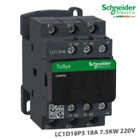 Kontaktor Schneider, TeSys Deca, 7.5KW 3P (3 NO), AC-3/AC-3e, 0 deri në 440V, 18A, spirale 230V 50Hz