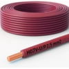 H07V-U 1x2.5 mm² Tip P Kabell fikse 1 fije, e kuqe, Cmimi per m gjatesi