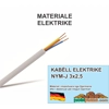NYM-J 3x2,5 Kabëll Instalimi, çmimi për m