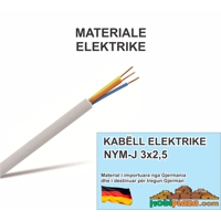 NYM-J 3x2,5 Kabëll Instalimi, çmimi për m