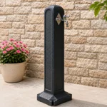 Qeshme Fontane Plastike per Kopsht dhe Oborr – Tanker High  240 × 240 × 900 mm