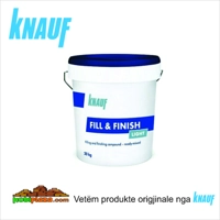 Knauf Fill & Finish Light - Mbushës i fugave Knauf për karton gipsi i gatshëm 20 kg i imët, blu,