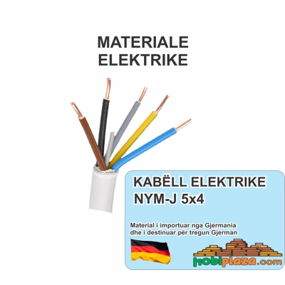 NYM-J 5x4 Kabëll Instalimi, çmimi për m
