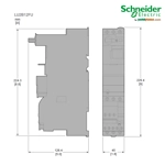 Power Baze Me dorezë të kthyeshme, Schneider TeSys Ultra, 3P, 12A/690V, spirale 110-240VAC/DC Power Baze Me dorezë të kthyeshme, Schneider TeSys Ultra, 3P, 12A/690V, spirale 110-240VAC/DC