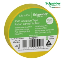 Izolues (Izolir) Ngjitës Schneider Electric Thorsman - PVC - 19mm x 20m - I Verdhë