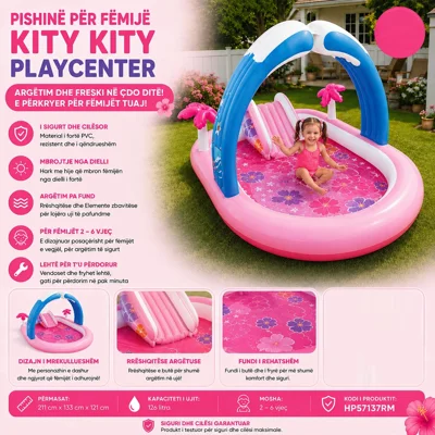 Pishine me Ajer per Femije Kity Kity Playcenter