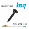 KNAUF TN25 3,5X25mm  Vidë Vetshpuese  e zezë - 250 cp, Çmimi për Kuti KNAUF TN25 3,5X25mm  Vidë Vetshpuese  e zezë - 250 cp, Çmimi për Kuti