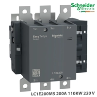 Kontaktor modular Easy TeSys 3P (3 NO) - AC-3 - ≤ 500 V 200 A - 110 kW - Spiral 220 V AC - Schneider