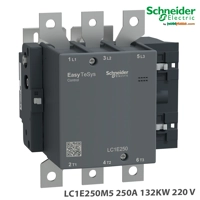 Kontaktor modular Easy TeSys 3P (3 NO) - AC-3 - ≤ 440 V 250 A - 132 kW - Spiral 220 V AC - Schneider