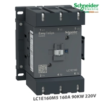 Kontaktor modular EasyPact TVS TeSys Schneider 3P 1NO+1NC ≤ 500 V 90 kW 160 A - Spiral 220 V 50 Hz