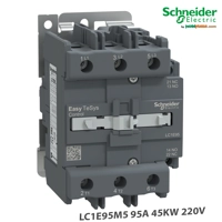 Kontaktor modular Easy TeSys-Schneider 3P (3 NO) - AC-3 - ≤ 440 V 95 A 45KW - Spiral 220 V AC