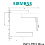Rele Termike Bimetal Siemens për Mbingarkese 45-63A Mbrojtje Motori S3 K10 me Reset Automatik Rele Termike Bimetal Siemens për Mbingarkese 45-63A Mbrojtje Motori S3 K10 me Reset Automatik