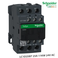 Kontaktor modular 3P (3 NO) - AC-3 - ≤ 440 V 25 A 11KW - Spiral 24 V AC | Schneider