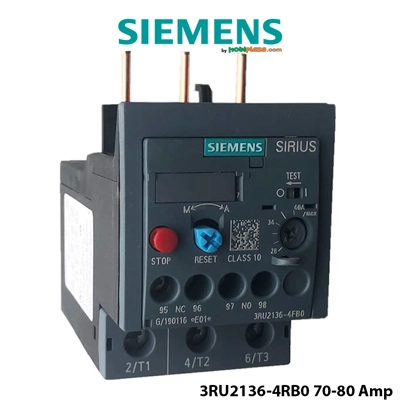 Rele Termike Bimetal Siemens për Mbingarkese 70-80A Mbrojtje Motori S2 K10 me Reset Automatik