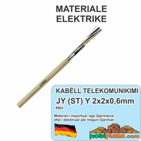JY (ST) Y 2x2x0,6 KABËLL TELEKOMUNIKIMI 100M, çmimi për m