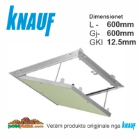 Knauf Dritare Kontrolli - Revizore 600mmx600mm 12.5 GKI, Çmimi për 1 copë
