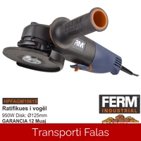 Mulli këndor Profesional 900W - 125mm (Brusalice Ratifikuese)