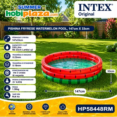 Pishine Fryrese Watermelon Pool – 147×33 cm