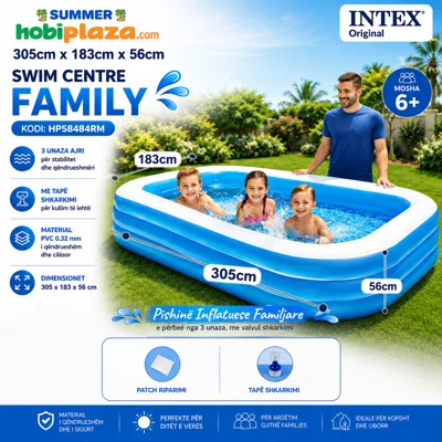 Pishine Fryrese Intex Swim Centre Family Pool – 305×183×56 cm