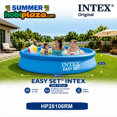 Pishine Intex Easy Set Pool – 244×61 cm