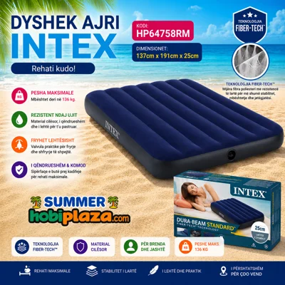 Dyshek Ajri Dura-Beam Standard Double – Classic Downy 191 × 137 × 25 cm per 2 persona