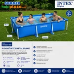 Pishine Drejtkendore Metal Frame 260×160×65 cm – INTEX Original