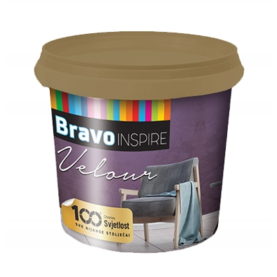 VELOUR GOLD Bravo Inspire Ngjyrë dekorative by CHROMO SVJETLOST 1L